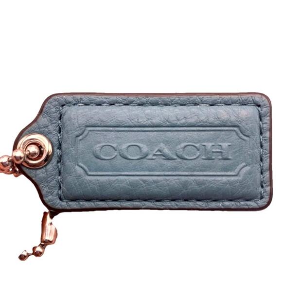 COACH Blue Replacement Hang Tag Hangtag Bag - Picture 1 of 3